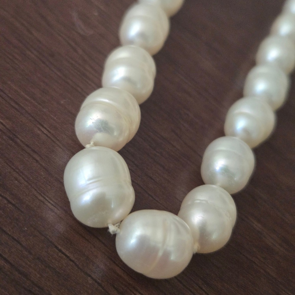 Honora Collection Pearl Necklace Womens 18in Sterling Silver 925 Clasp - Picture 4 of 9